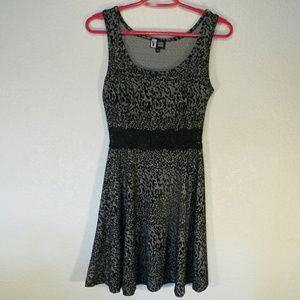 Vibe Sportswear Animal Print Sleeveless Dress Sz S